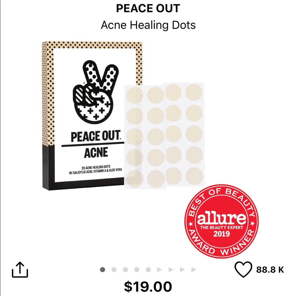 Peace Out Acne Healing Dots 20 count